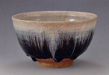 小島直喜彫唐津茶碗